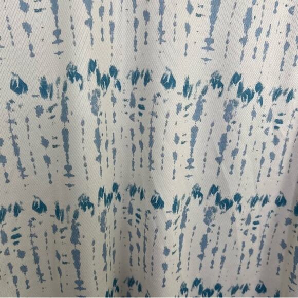 Mountain and Isles Women's Sola Sun Protection Bahama Blue Stripe Outdoor Shirt - Picture 5 of 12